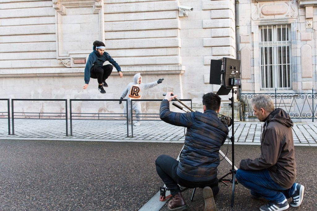 Tournage dans les rues bisontines